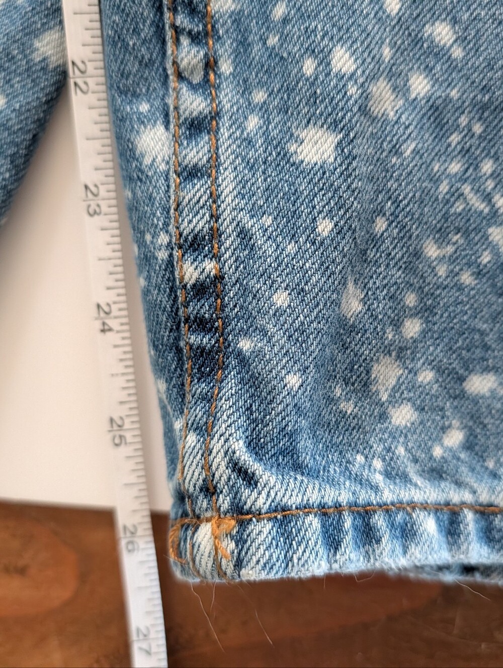 Free People Ziggy Denim Overalls With Bleach Splatter Medium - Picture 8 of 11